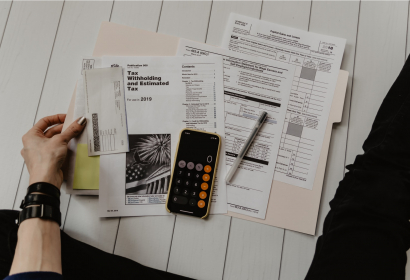Image of Tax Paperwork