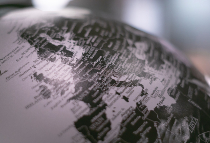 photo of a globe