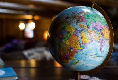 Photo of the globe