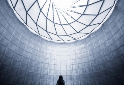 photo-of-woman-looking-at-a-skylight-intellectual-property-ideas