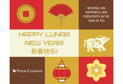 Pryor Cashman Wishes You A Happy And Prosperous Lunar New Year