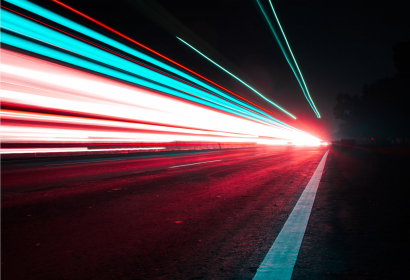 image of lights on a street