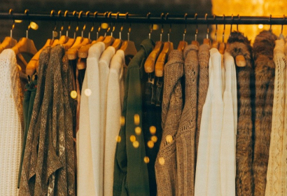 image of clothing in a shop window