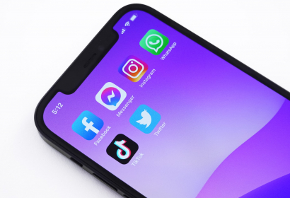 photo of social apps on mobile phone