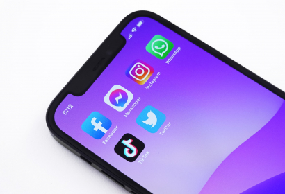 photo of social apps on mobile phone