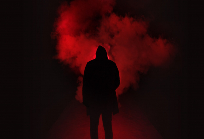 red smoke shadow photo
