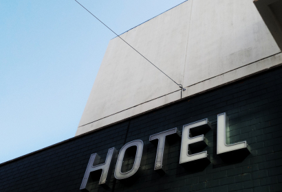 Image of a Hotel sign